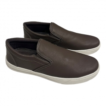 SLIP ON COURO HORMAN R104 CAFE