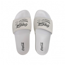 CHINELO SLIDE COCA-COLA CC4250 BRANCO