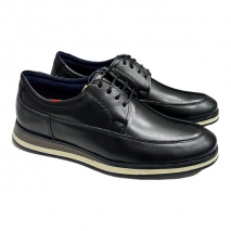 SAPATO CASUAL MASCULINO DERBY 285 PRETO