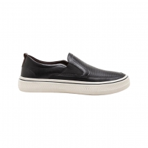 SLIP ON DEMOCRATA DENIM FENDER PRETO TABACO