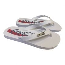 CHINELO COCA-COLA CC3691 BRANCO/BRANCO