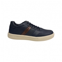 TÊNIS PEGADA CASUAL 111502 COURO BLUE