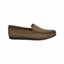 MOCASSIM COURO 608 NBK CINZA