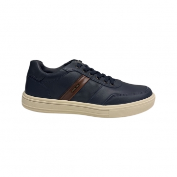 TÊNIS PEGADA CASUAL 111502 COURO BLUE