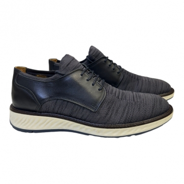 SAPATO CASUAL DERBY FUSION-01 PRETO