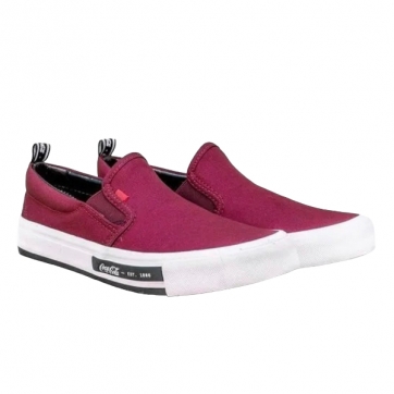 SLIP ON COCA COLA DAYTONA CC2048 BURGUNDY