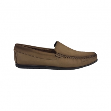 MOCASSIM COURO 608 NBK CINZA