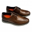 SAPATO CASUAL MASCULINO DERBY 285 DARK BROWN