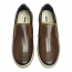 SAPATÊNIS MASCULINO SLIP ON 5012 DARK BROWN