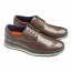 SAPATO CASUAL MASCULINO DERBY 283 DARK BROWN