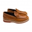 SAPATO CASUAL MASCULINO MODELO MOCASSIM EM COURO COR MEL