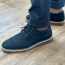 SAPATO CASUAL MASCULINO DERBY HZ120 NBK AZUL